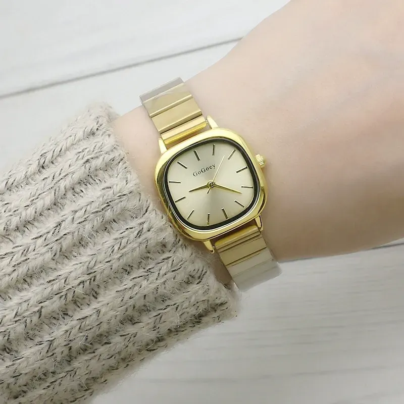 Hot selling simple elegant folding buckle women's quartz watch