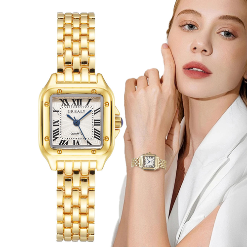 Hot selling waterproof women's square watch retro classic ladies watch fashion quartz watch