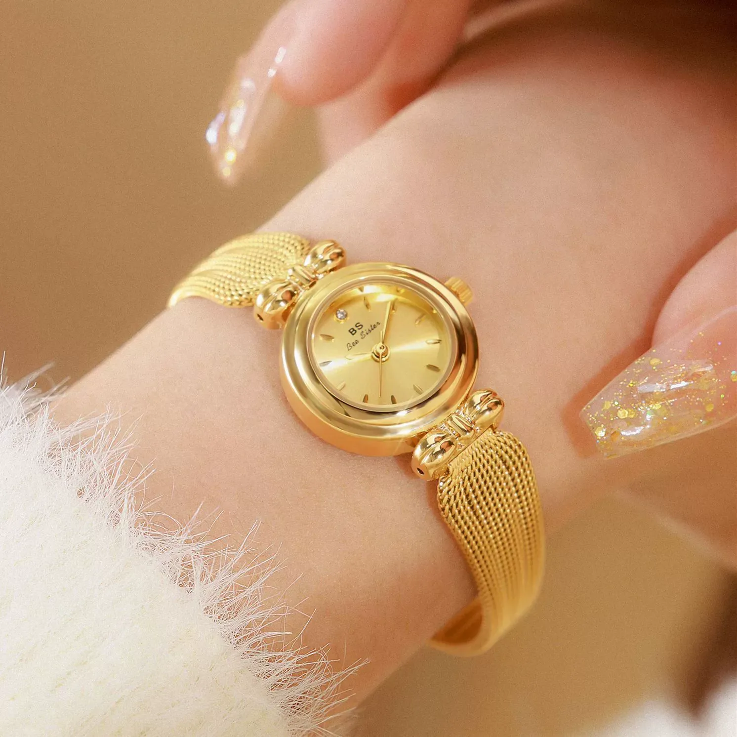 Hot product light luxury jewelry wheat ear watch elegant women's watch