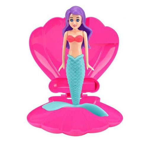 Mermaid Princess Float Funny Magical Shell Pool Toy for Summer Swimming Bath & Toddler Water Toys Novelty & Gag Gifts