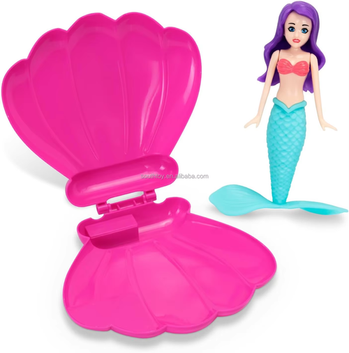 Mermaid Princess Float Funny Magical Shell Pool Toy for Summer Swimming Bath & Toddler Water Toys Novelty & Gag Gifts