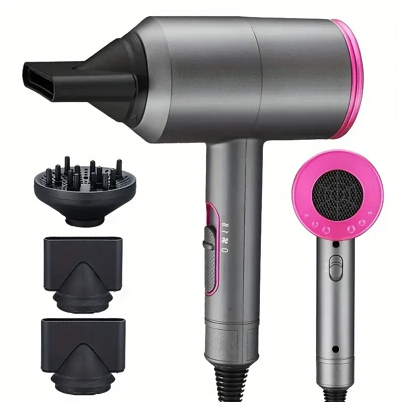 New High-Speed Hair Dryer High-Power Negative Ion Cold and Hot Ultra Silent Professional Hair Dryer for Home Hair Salons