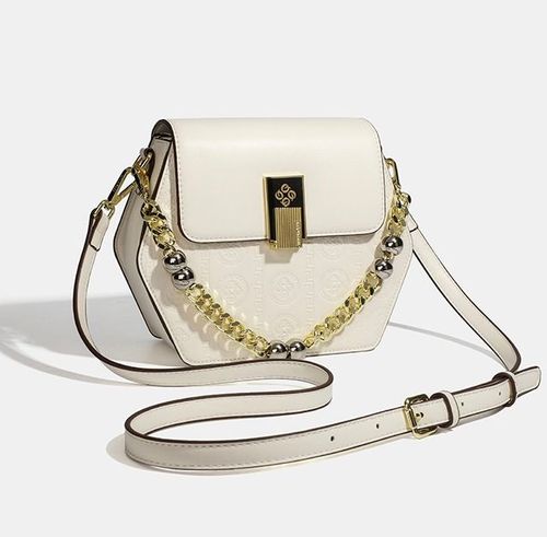 Crossbody women's bag embossed high-end crossbody bag shoulder bag fashionable temperament chain women's bag