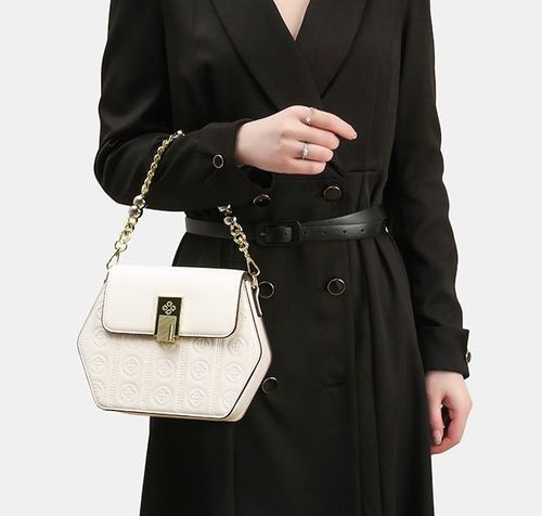 Crossbody women's bag embossed high-end crossbody bag shoulder bag fashionable temperament chain women's bag