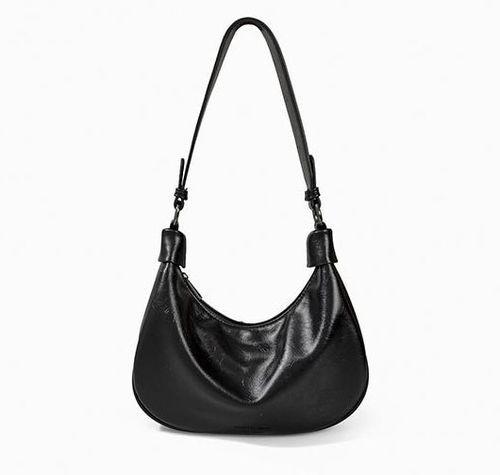 Niche retro armpit bag female 2025 new fashion shoulder soft leather bag