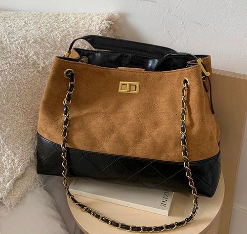 New fashion khaki large capacity commuter tote bag women's bag