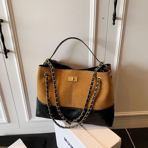 New fashion khaki large capacity commuter tote bag women's bag