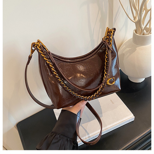 New niche chain underarm bag, fashionable crossbody bag, three shoulder straps