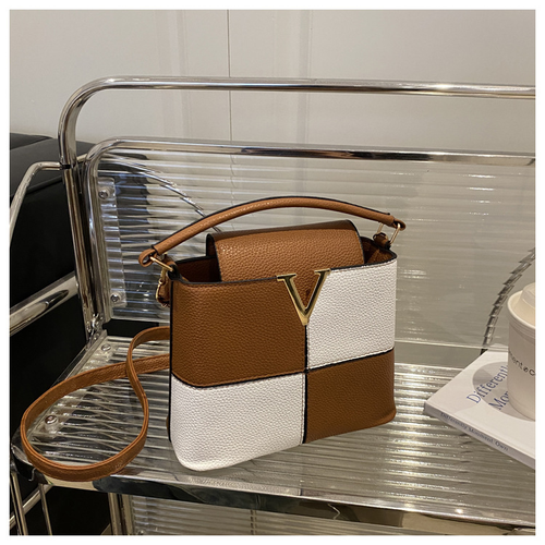 Fashion 2025 new simple handbag shoulder bag for women