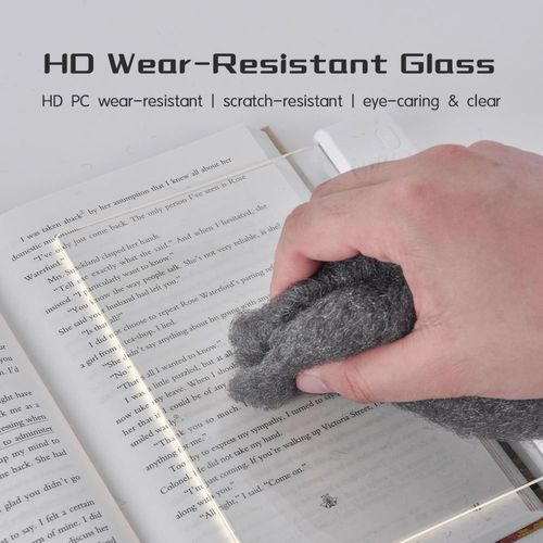 Eye-Care Battery-Powered Rechargeable LED Book Lights for Night Reading Panel Book Reading Lamp