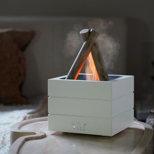 Bonfire Aroma Diffuser 7-Color Night Light Flame Atmosphere Ultrasonic Cold Mist Humidifier with Remote