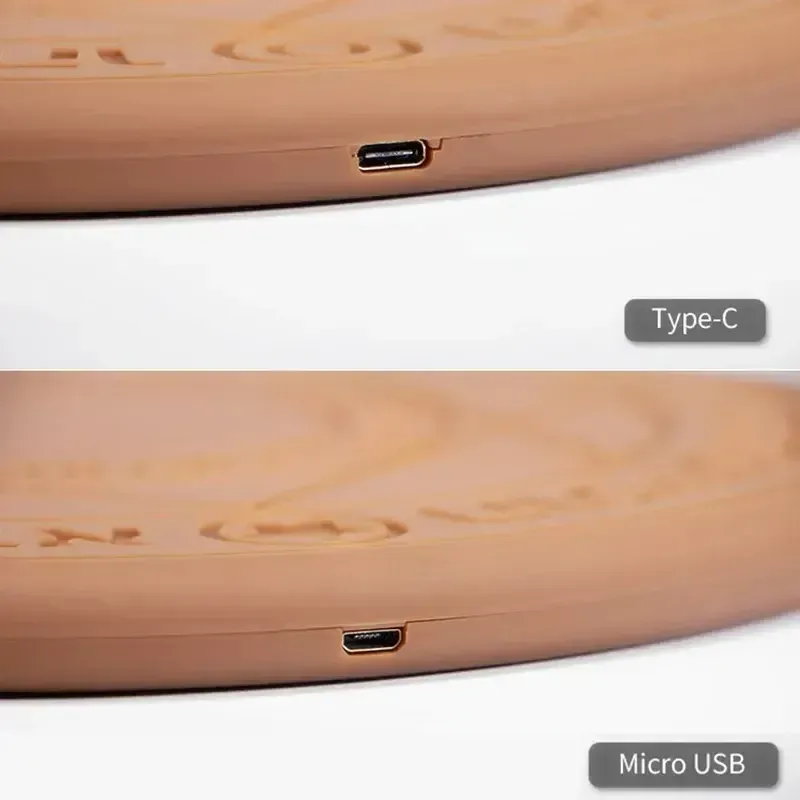 Whosale Modern Round Portable Wireless Charger Magic Circle 10W Fast Charge with Sound Effects Gift LED Design