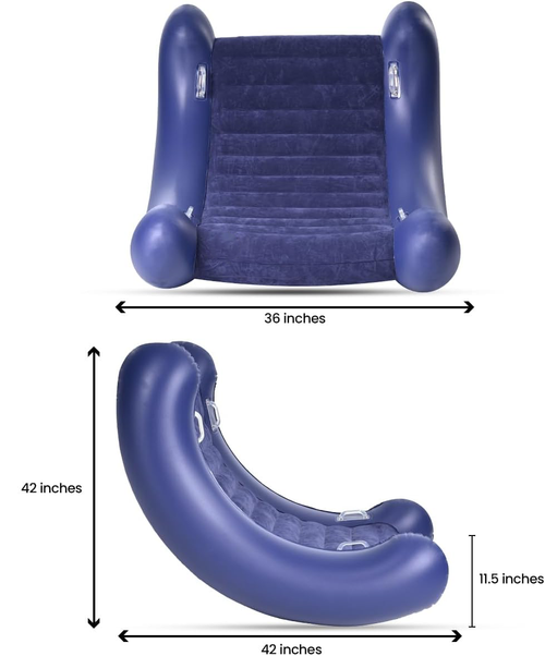 Modern PVC Inflatable Rocking Chair for Children Sensory Seesaw Recliner for Living Room Rocking Sofa Design