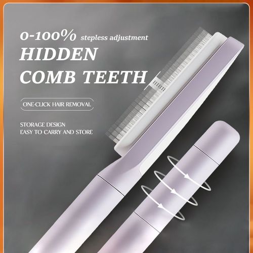 Hot Sale One-Click Scalp Massage Comb Self-Cleaning Airbag Detangling Hair Brush Plastic Paddle Feature