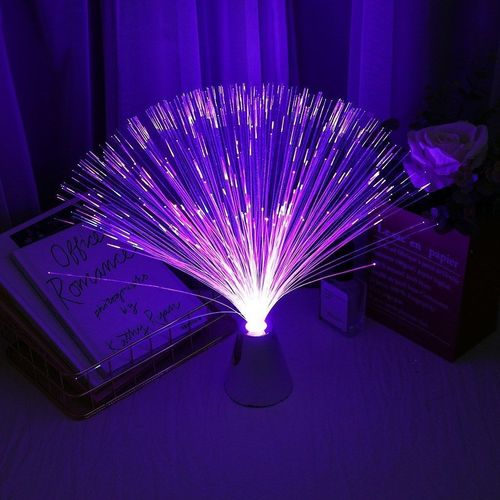 Color Changing Crystal Led Fiber Optic Lamp Starry Night Light Novelty Gifts Night Lights Mood Lights Home Decoration