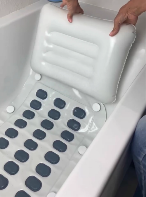 Modern Eco-friendly Chrome Finish Hotel Use Home Surfing Massage Bath Mat Spa Hydrotherapy Machine Bathtub Bubble Bathroom