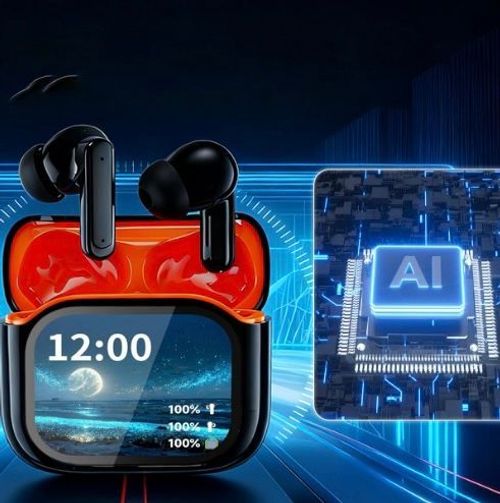 W16 Ai Translator Earbuds Smart Touch Screen Translator Earphone 144 Languages Translator EarbudsTravel Abroad Easy Conversation