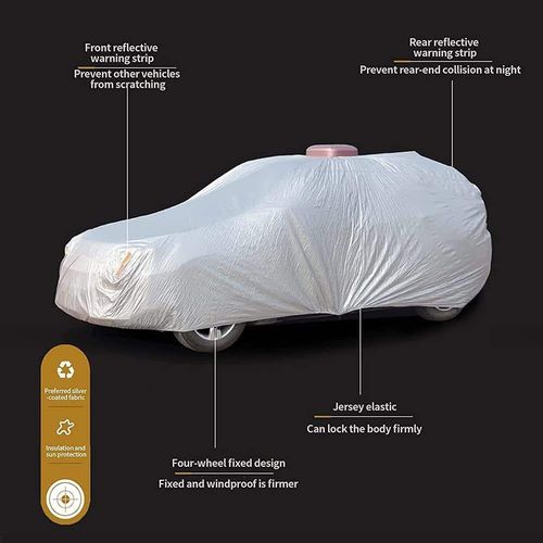 Smart Solar Panel Car Covers Automatic Car Cover with Remote Control for All Car Sizes