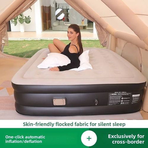 Best-selling Portable Foldable Automatic Inflatable Air Bed with Built-in Pump Modern Design Bedroom Outdoor Camping