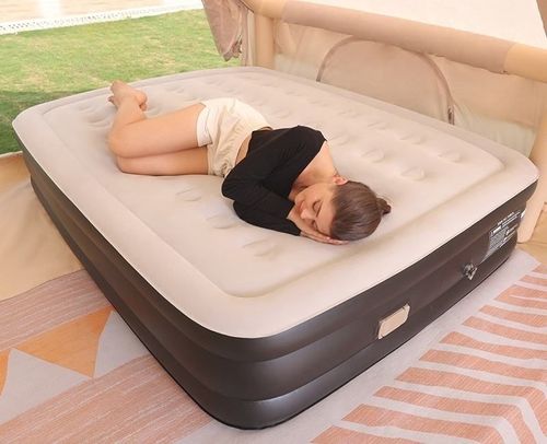 Best-selling Portable Foldable Automatic Inflatable Air Bed with Built-in Pump Modern Design Bedroom Outdoor Camping