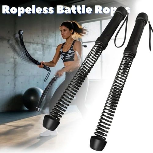 Heavy Duty Muscle Strength Training Ergonomic Custom Home Workout Fitness Swing Fighting Ropeless Cordless Battle Rope