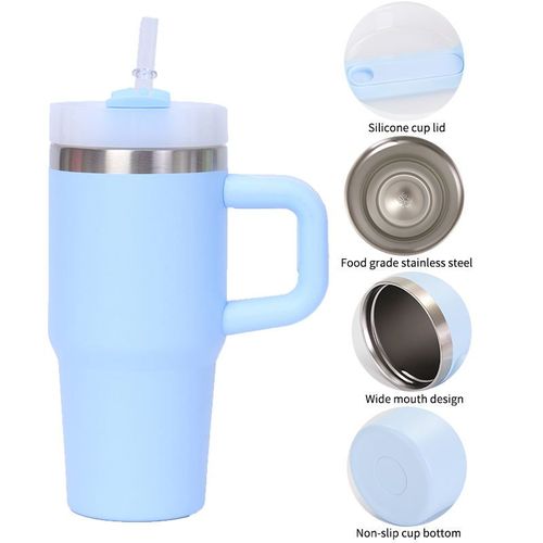 14oz Stainless Steel 304 Travel Mugs Mini Insulated Tumbler with Handle