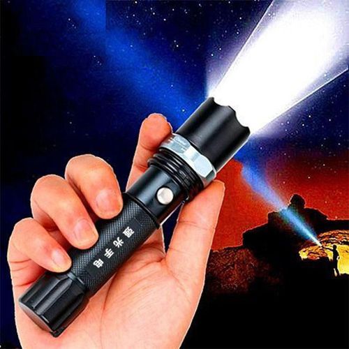 Strong Light Flashlight Waterproof Flashlight Home Lighting Led Outdoor Long Shot Security Torch
