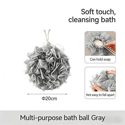 New Soap Bath Ball Multi-purpose Soap Foaming Net Drawstring Bath Shower Spongee Extra