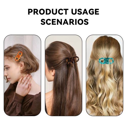 Magnetic Nonslip Hair Claw Clips Strong Hold Neutral Hair Accessories for Women and Girls Magnetic Hair Barrette