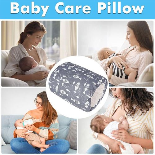 Baby Feeding Arm Pillow,Soft Cotton Bottle Nursing Arm Pillows for Newborn,Portable and Washable