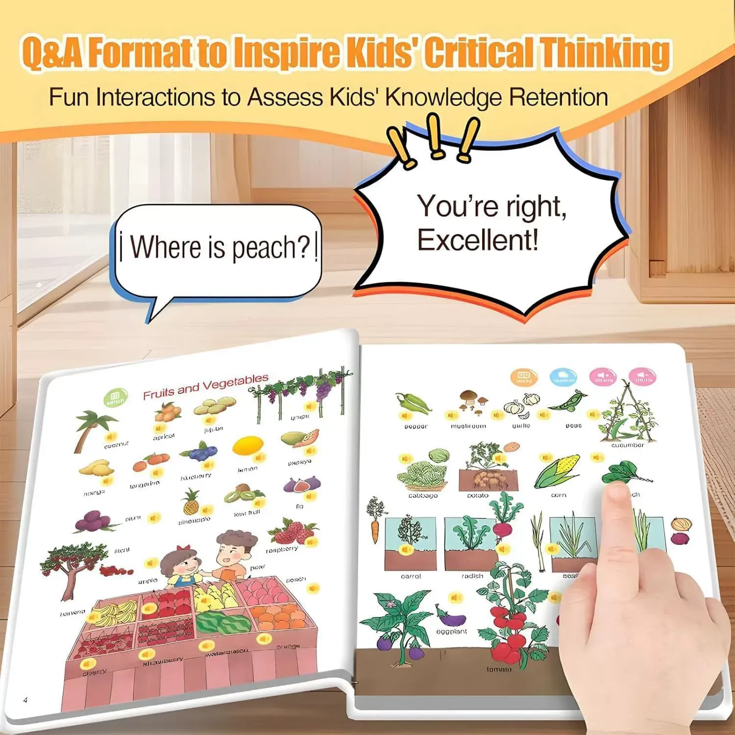 500-Word Audio Learning Book for Toddlers