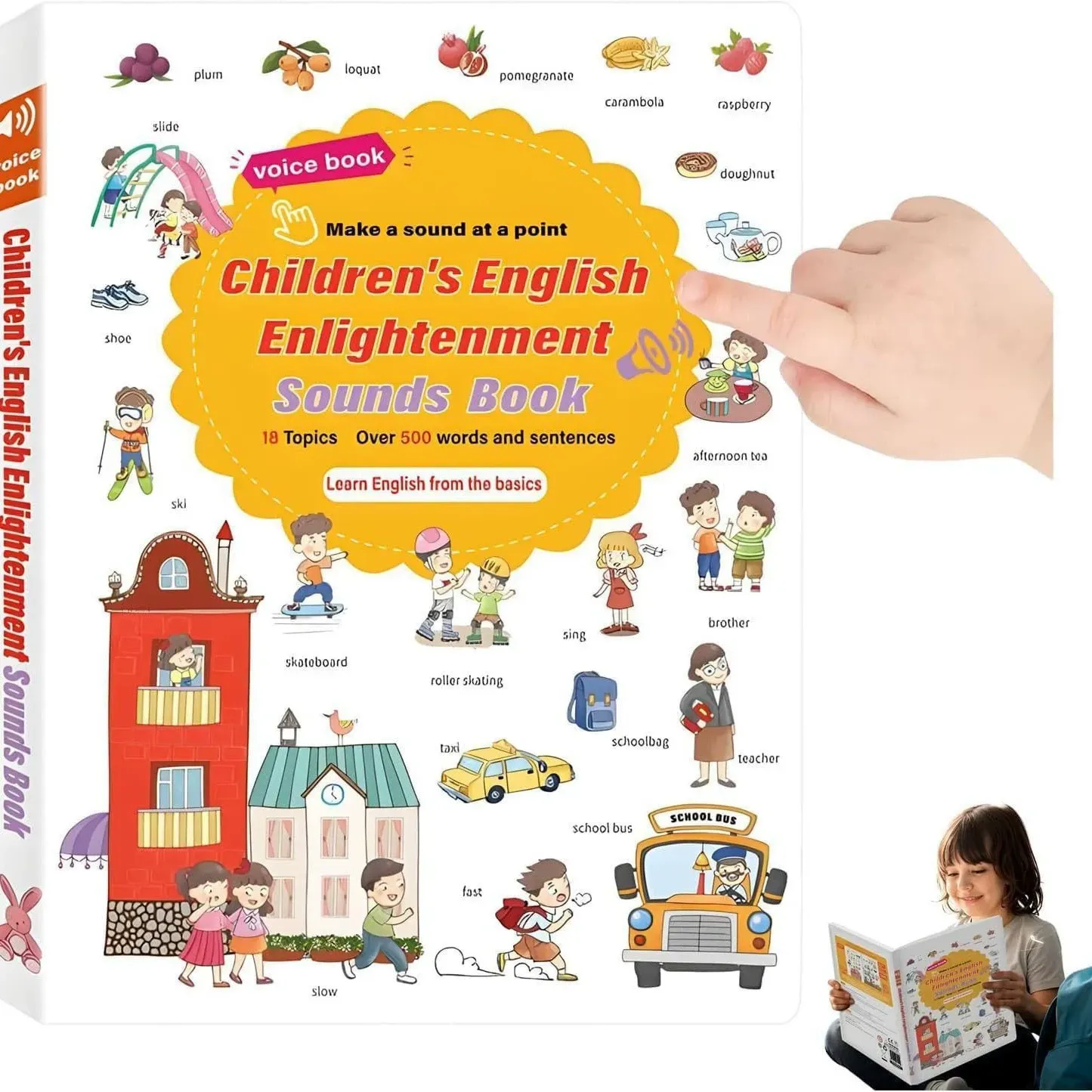 500-Word Audio Learning Book for Toddlers