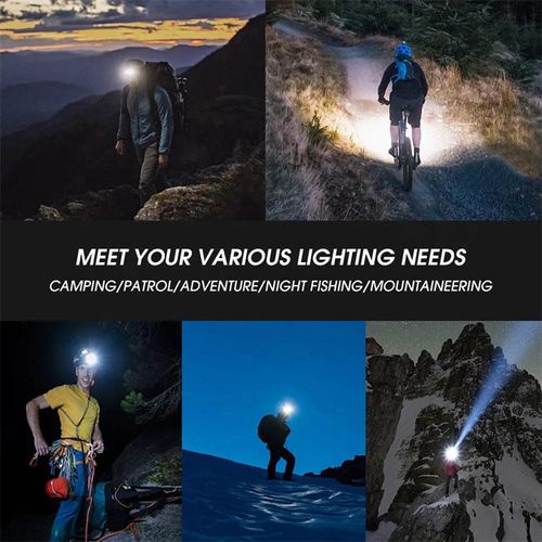 Emergency Usb Rechargeable Motion Sensor Headlamp Super Bright for Running Camping Fishing Cycling Led Headlamps