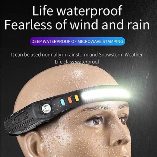 Emergency Usb Rechargeable Motion Sensor Headlamp Super Bright for Running Camping Fishing Cycling Led Headlamps