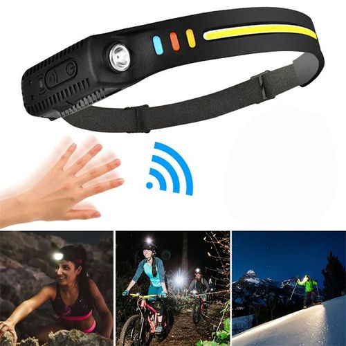 High-Intensity LED Headlamps for Outdoor Camping Hiking Mountain Climbing Waterproof and Battery-Powered Head-mounted Lighting