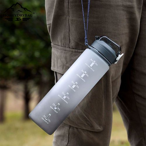 Portable Outdoor Camping Sport Plastic Drinking Water Bottle Set with Measuring Lock for Camping  Hiking Activities
