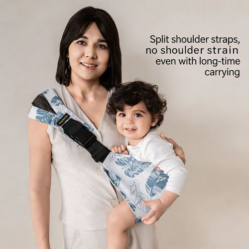 Personalized Baby Sling Carrier for Infants Toddlers 6-36 Months Lightweight Cotton Hip Shoulder Carrier Side Front Carry