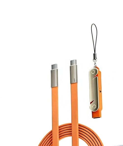 240W 2-in-1 Fast Charging Cable with Phone StandFoldable Phone Stand Fast Charging Cord