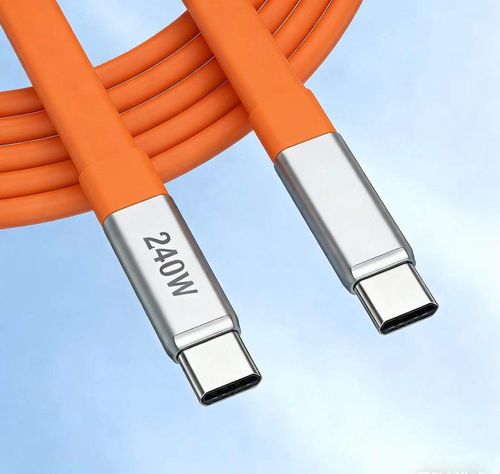 240W 2-in-1 Fast Charging Cable with Phone StandFoldable Phone Stand Fast Charging Cord