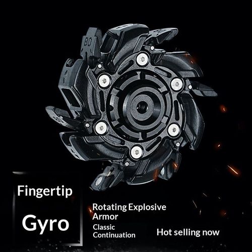 MXL Alloy Steel Fidget Spinner ET1511-Unisex Armor Spinning Metal Stress Relief Toy