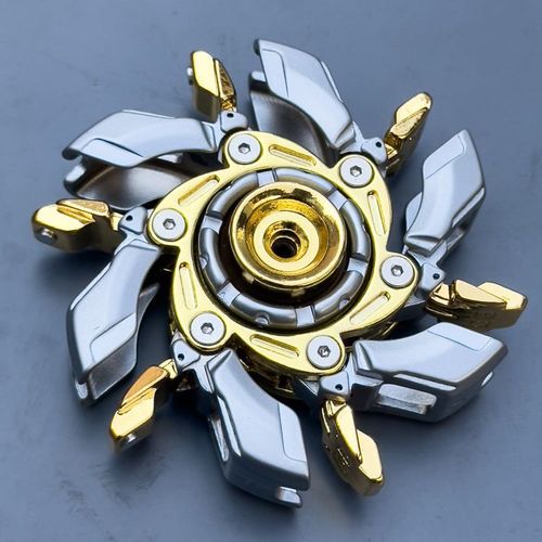 MXL Alloy Steel Fidget Spinner ET1511-Unisex Armor Spinning Metal Stress Relief Toy