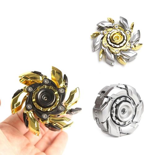 MXL Alloy Steel Fidget Spinner ET1511-Unisex Armor Spinning Metal Stress Relief Toy