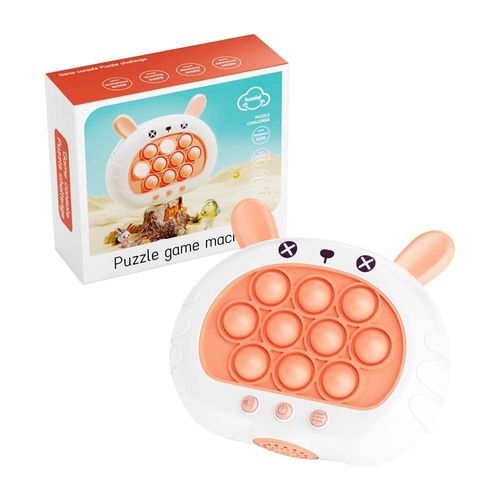 Rabbit Shape Fast Push Electronic Fidget Toy Funny Children Decompression Toy Quick Push Electronic Puzzle Toy