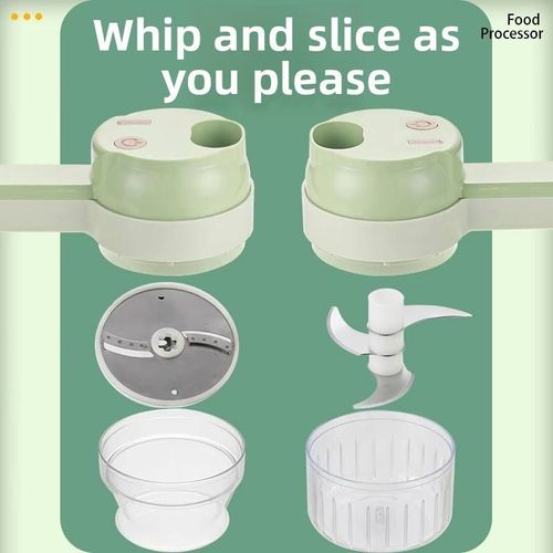 Handheld Electric Vegetable Cutter Set Mini Multifunctional Manual Slicer Machine Electric Food Processor Food Mixers