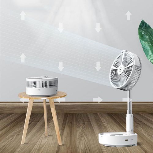 Folding Portable Remote-control Unit Humidification Spray Water Air Cooling Mist Fan With Night Light