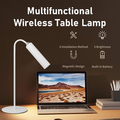 New Design Multi-function Wall Mount Clip-on Bedroom Table Lamp 3 in 1 Rechargeable Eye Caring Desk Lamp With Magnetic Suction