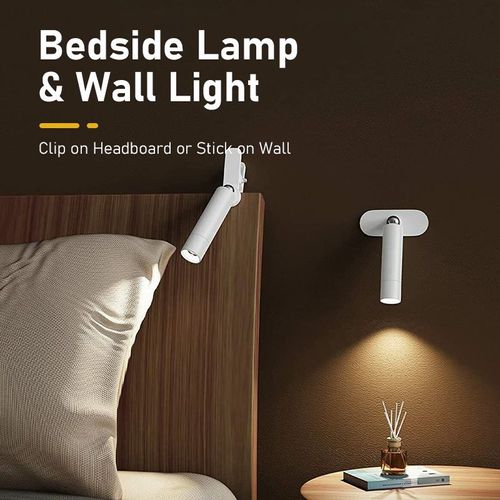 New Design Multi-function Wall Mount Clip-on Bedroom Table Lamp 3 in 1 Rechargeable Eye Caring Desk Lamp With Magnetic Suction