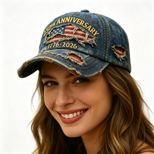 American Flag Hat Men Women Funny Adjustable 6 Panel Washed Cotton Distressed Baseball Cap 250 Anniversary USA Hat