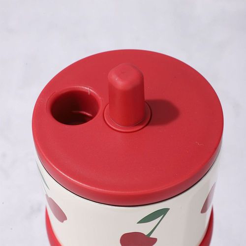 New Design Ladys' 710ml Double-Walled Stainless Steel Travel Tumbler for Students and Teens with Straws Rope Vacuum Bottle