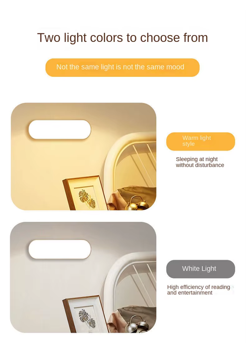 Smart Induction Sensor Night Light Automatic Body Detection Wireless Dimmable USB Recharge Home Bar Light for Aisle Staircase